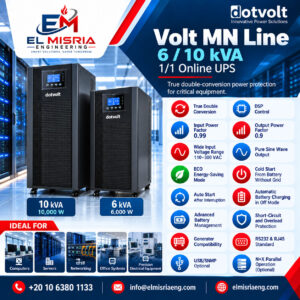 Volt MN Line 6/10 kVA – Online UPS